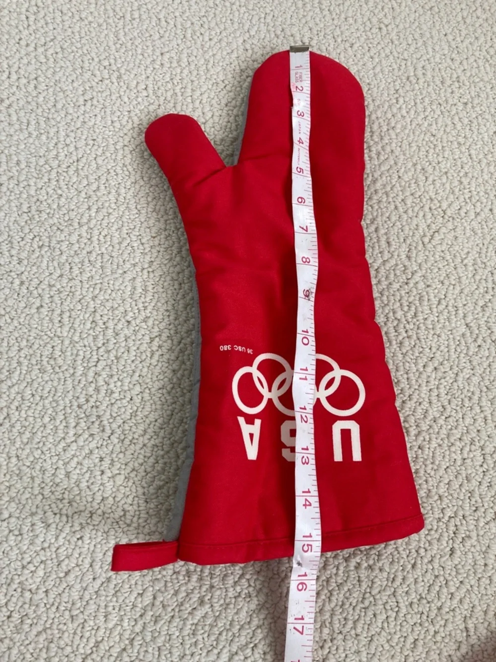 Vintage Olympics BBQ Oven Glove